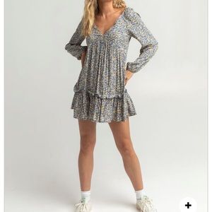 Sky and sparrow open back babydoll dress